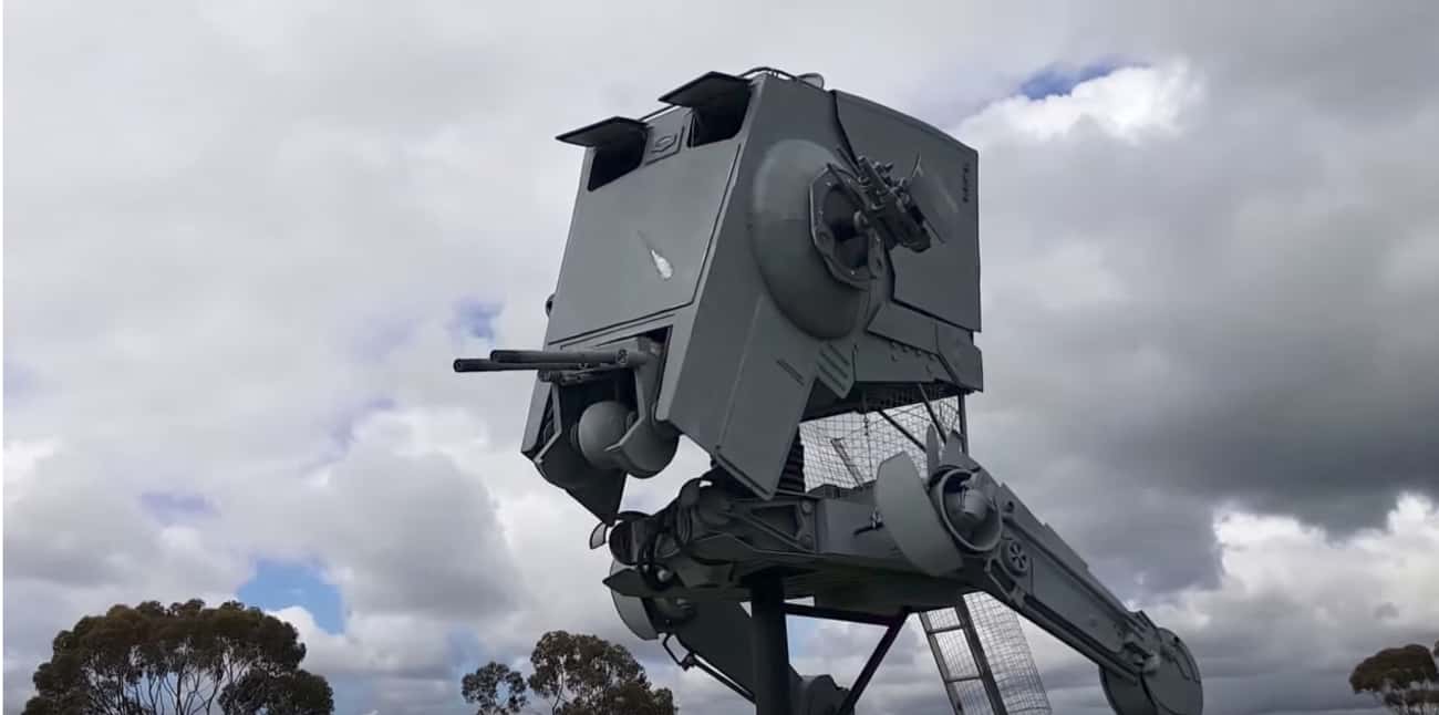 This 27-Foot-Tall AT-ST Is Fully Functional (Except Weapons)