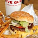 Five Guys Cheeseburger on Random Best Fast Food Burgers