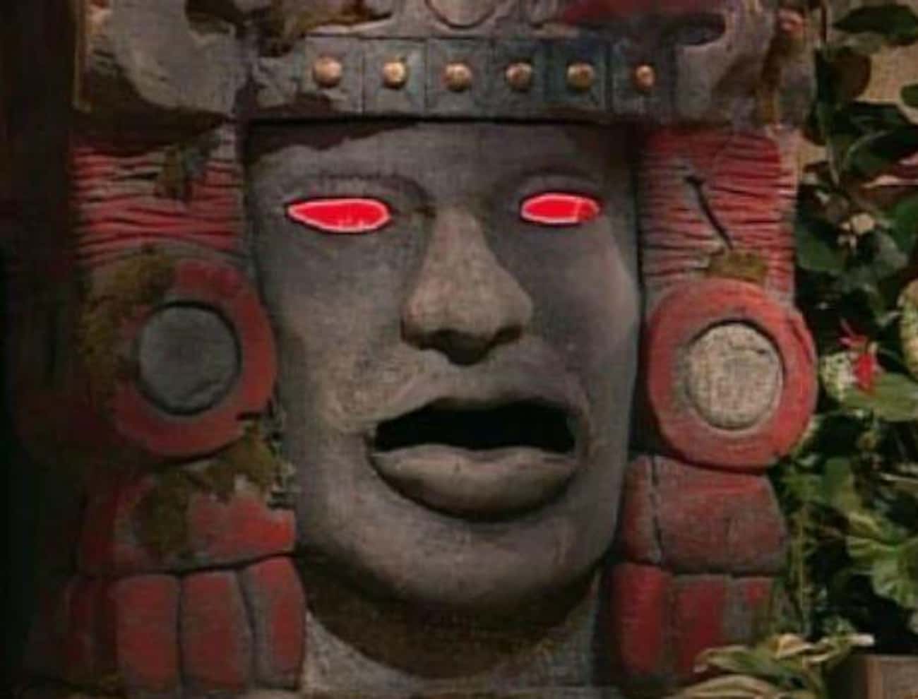 Olmec (That Giant, Talking Head) Was Actually Played By A Live Actor