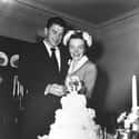 Ronald Reagan And Nancy Davis - California, 1952 on Random Rarely Seen Photos Of Old Hollywood Legends On Their Wedding Day