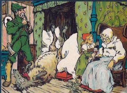 In The Original Little Red Riding Hood The Wolf Forced Her To Eat Her Grandma