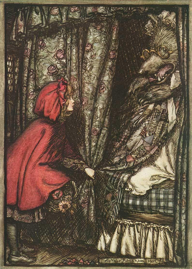 In The Original Little Red Riding Hood The Wolf Forced Her To Eat Her Grandma