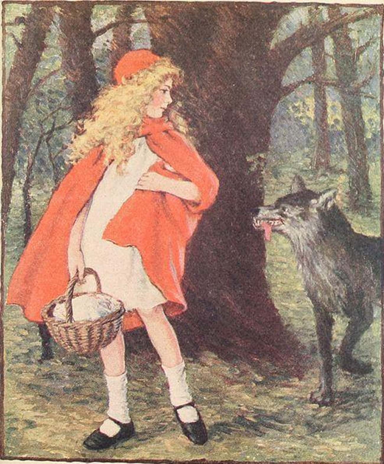 In The Original Little Red Riding Hood The Wolf Forced Her To Eat Her Grandma