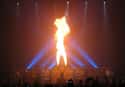 Lindemann Faked Being On Fire During Over 20 Concerts on Random Crazy Stories Of Rammstein, That Band Every Dude In High School Loved