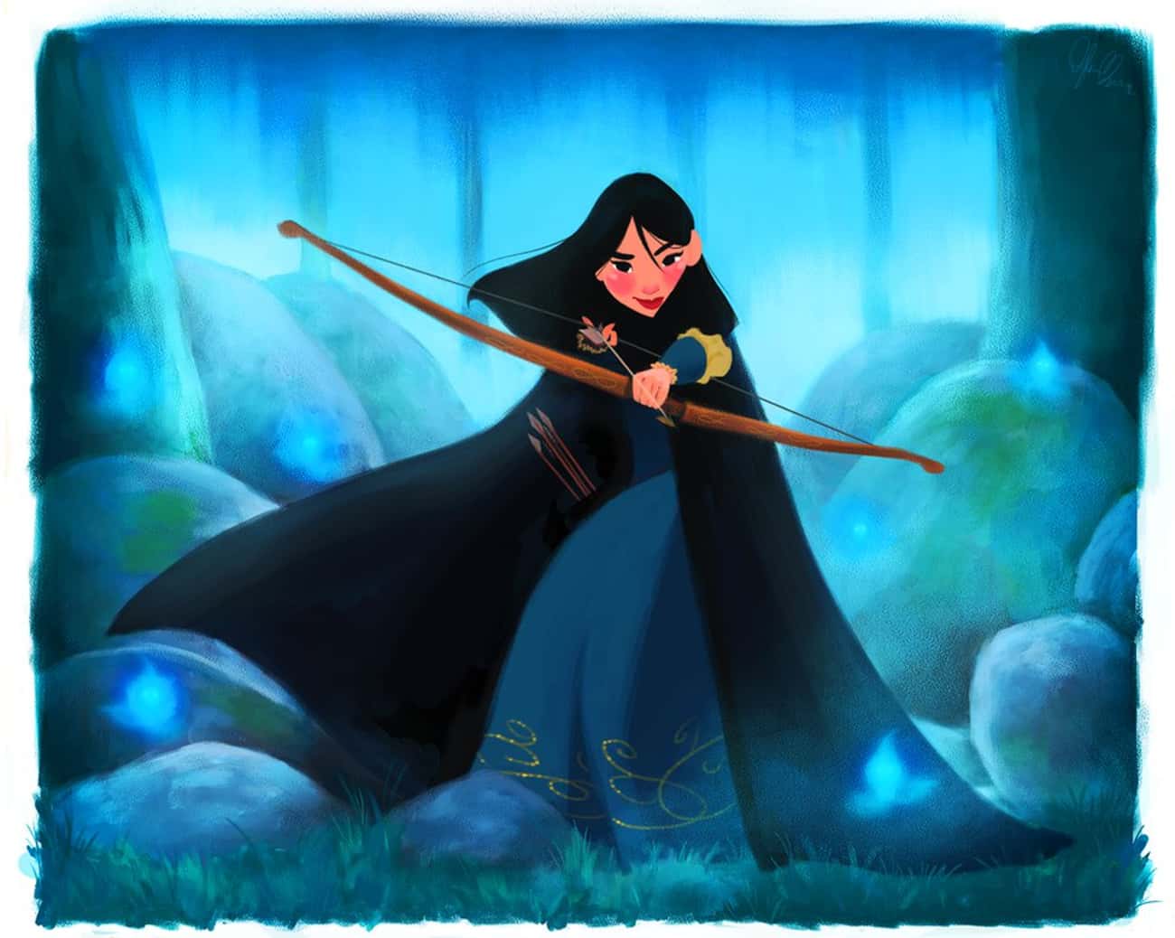 Mulan Would Be An Expert With Merida&#39;s Bow