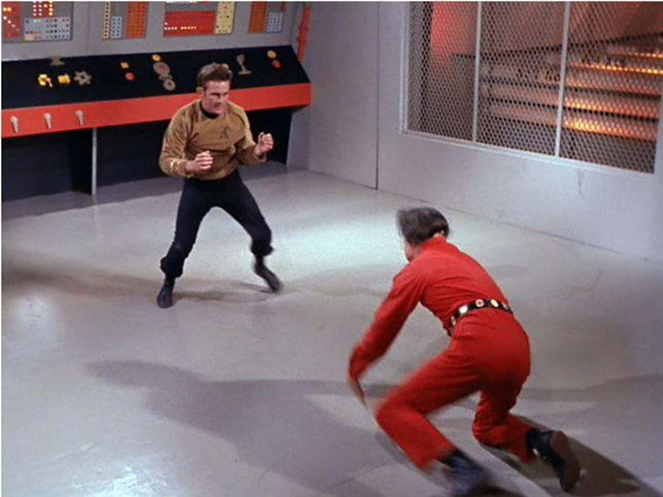 William Shatner Tags In His Stunt Double For Fight Scenes