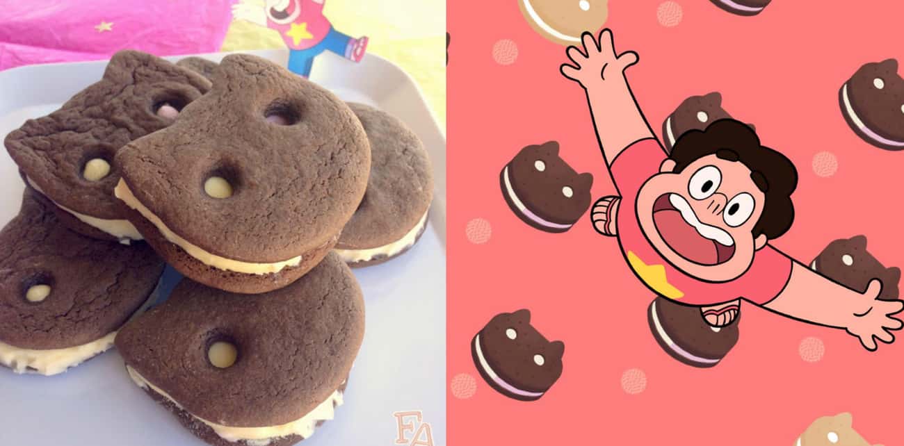 Cookie Cat Ice Cream Sandwiches From Steven Universe