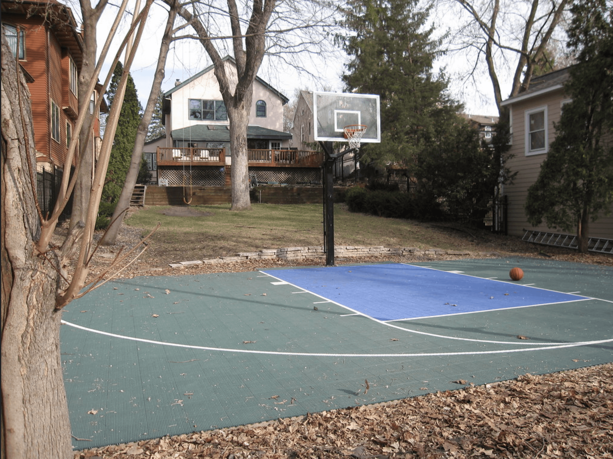 Баскетбольное кольцо на участке