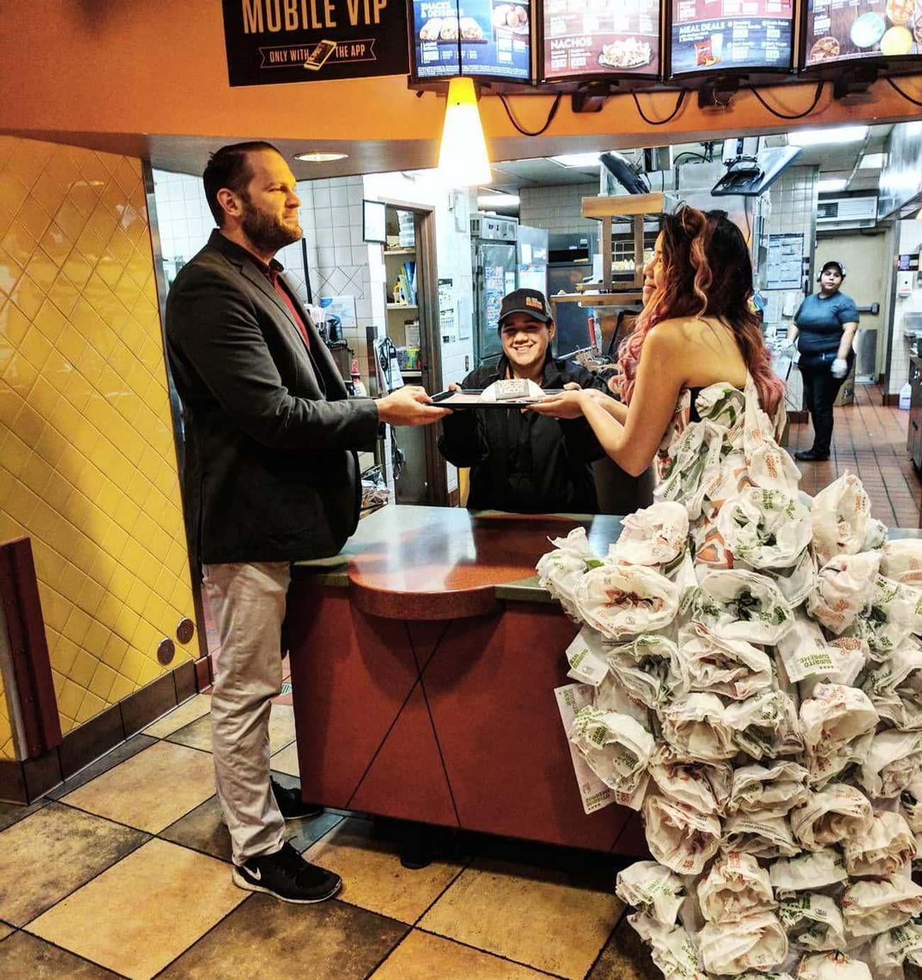 If You Don't Get Married In A Dress Made Of Taco Bell Wrappers, Are You Really Even Married?