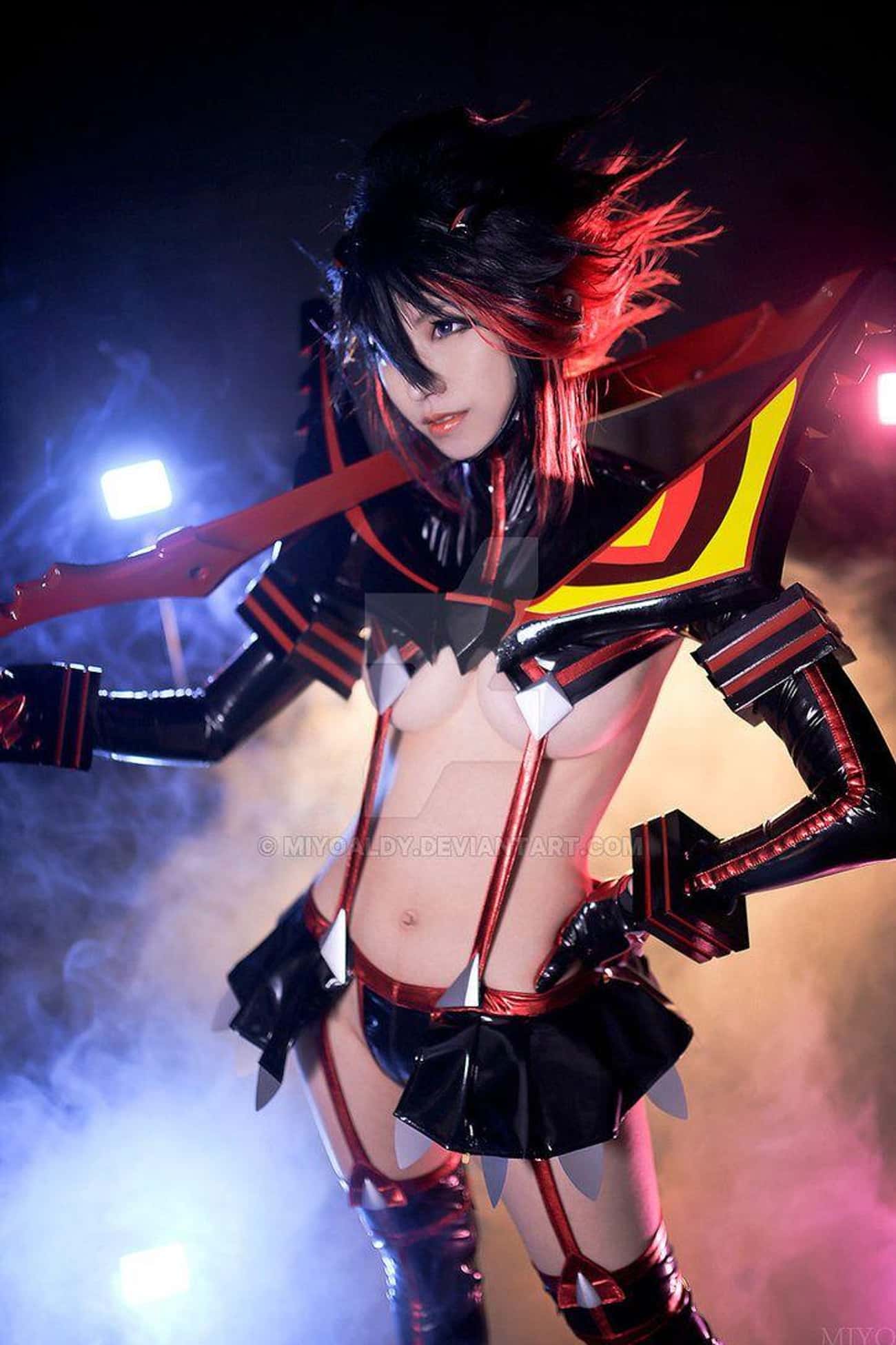 Ryuko Stands Tall In Scantly Clad Armor