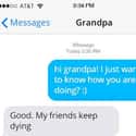 A Killer Sense Of Humor on Random Hilarious Texts From Grandparents That Made Us Die Laughing