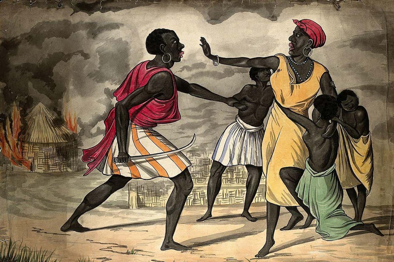 Africans Were Seized In Raids Or Purchased From African Slave Traders