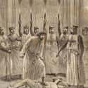 The Knights Templar Were Apprehended For Spitting On Crosses At Black Masses on Random Gruesome History Of Black Mass