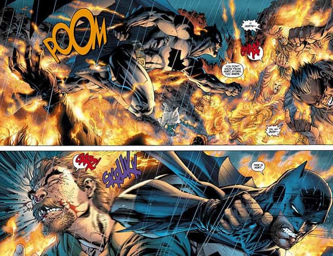 That Time He Burned Some... is listed (or ranked) 1 on the list Every Time Batman Has Brutally Murdered People Over The Decades