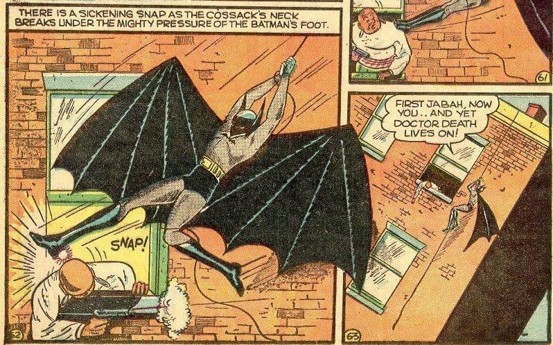 Batman Snaps A Dude's Neck is listed (or ranked) 10 on the list Every Time Batman Has Brutally Murdered People Over The Decades