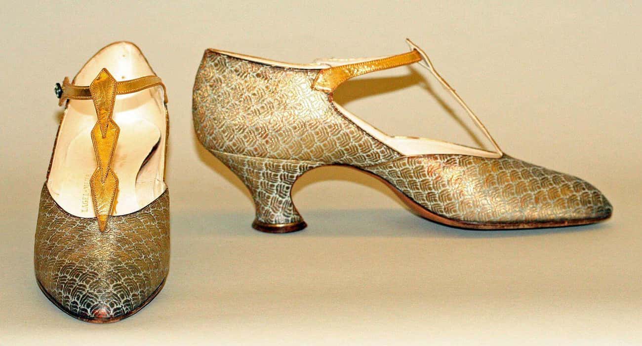 Footwear Was Inspired By The Opening Of King Tut&#39;s Tomb