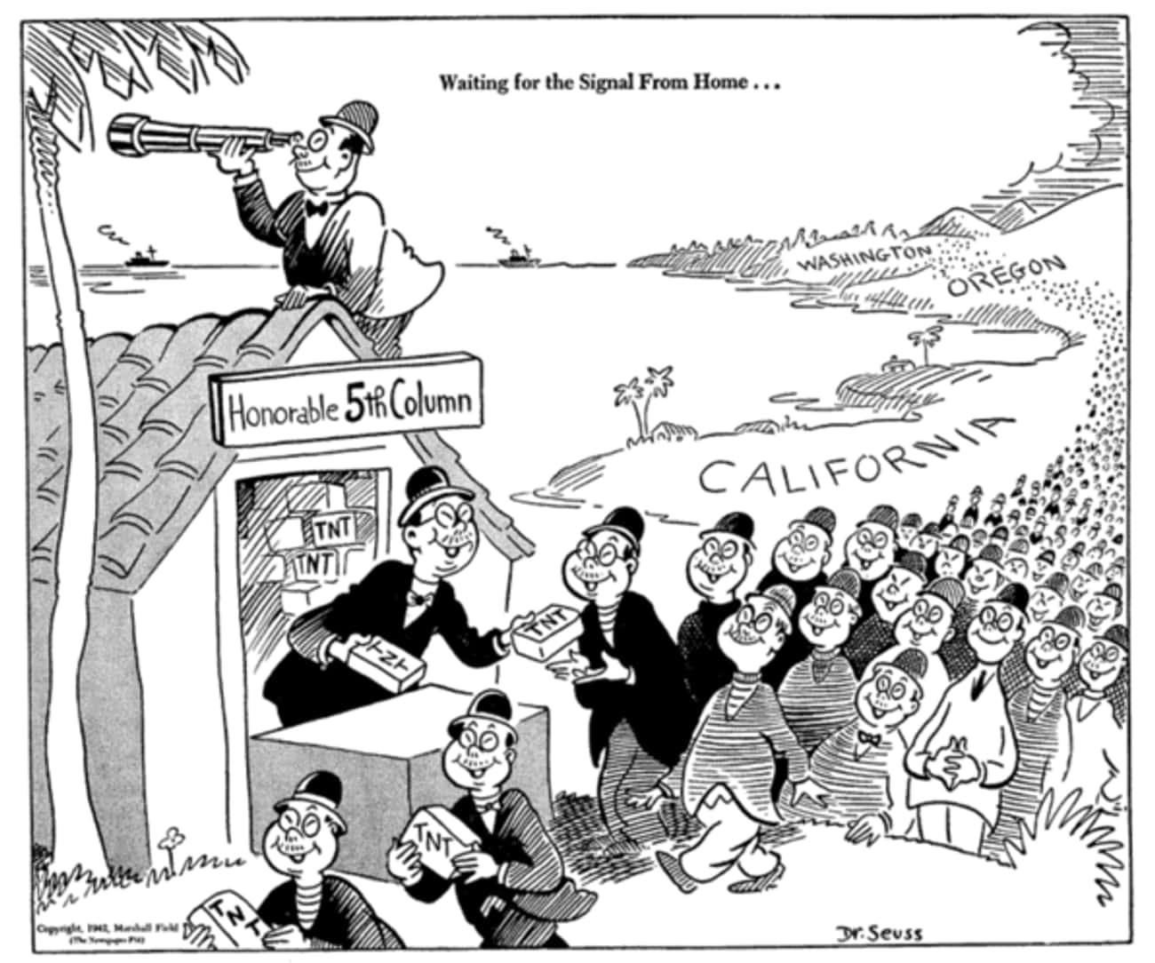 Seuss Was Hired To Create Offensive Anti-Japanese Propaganda During The Second World War
