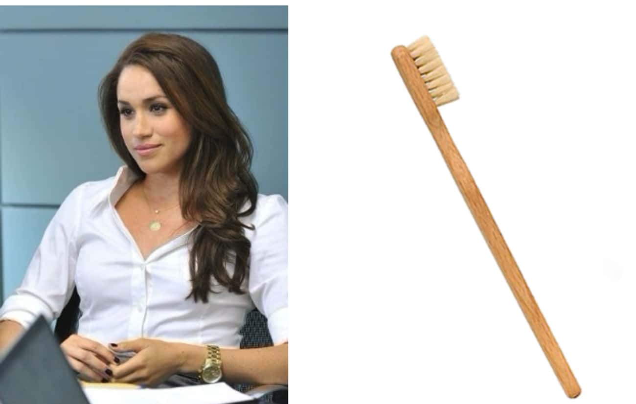 One Of Her Go-To Beauty Tools Is A Toothbrush