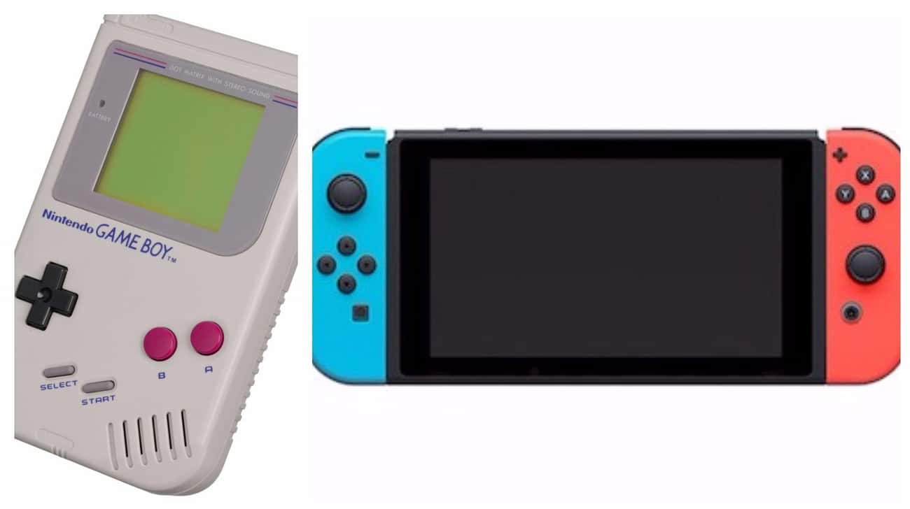 Game Boy In 1989 Vs. Switch In 2017