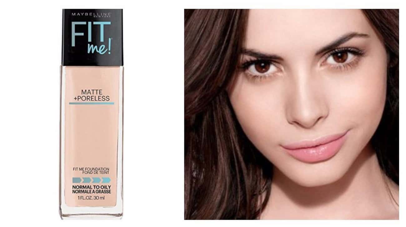 Fit Me Matte + Poreless Foundation By Maybelline