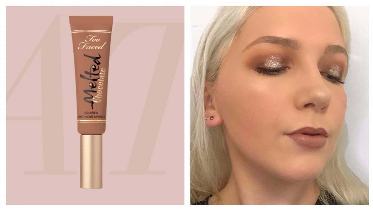 Liquified Lipstick In Melted Chocolate Honey By Too Faced