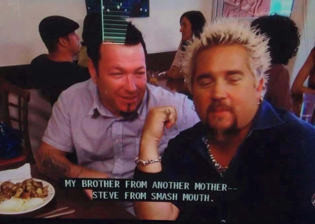 Guy Fieri Once Called Steve Harwell His "Brother From Another Mother"