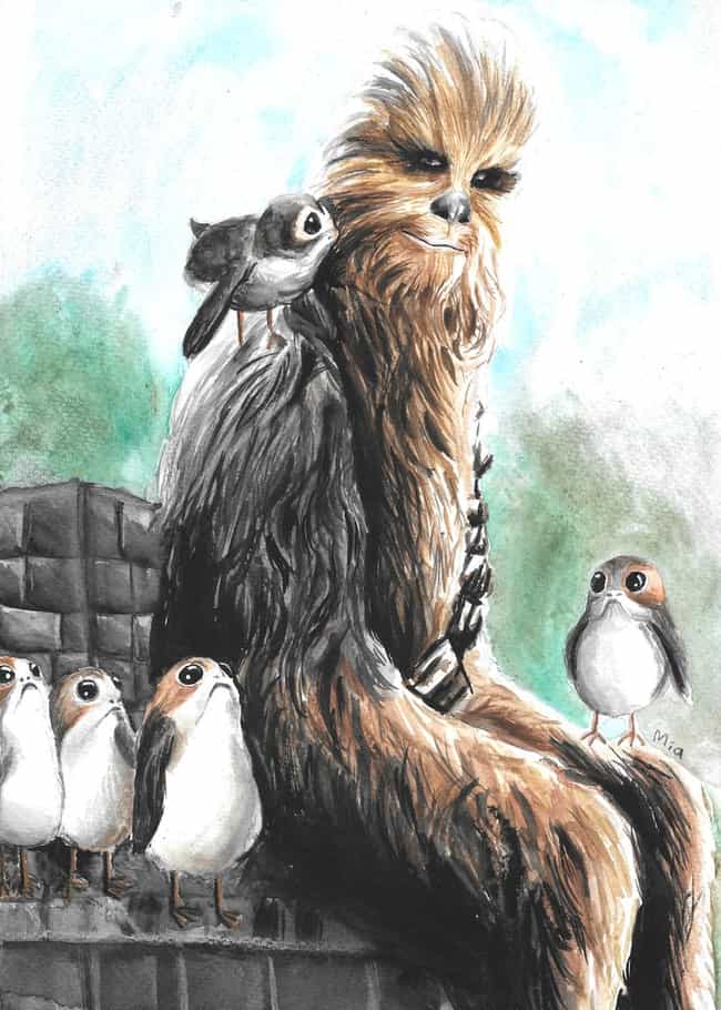 18 Adorable Porg Fan Art Creations That Will Make You Love Them More