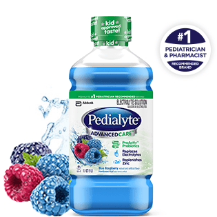 Pedialyte AdvancedCare Blue Raspberry on Random Flavors of Pedialyt