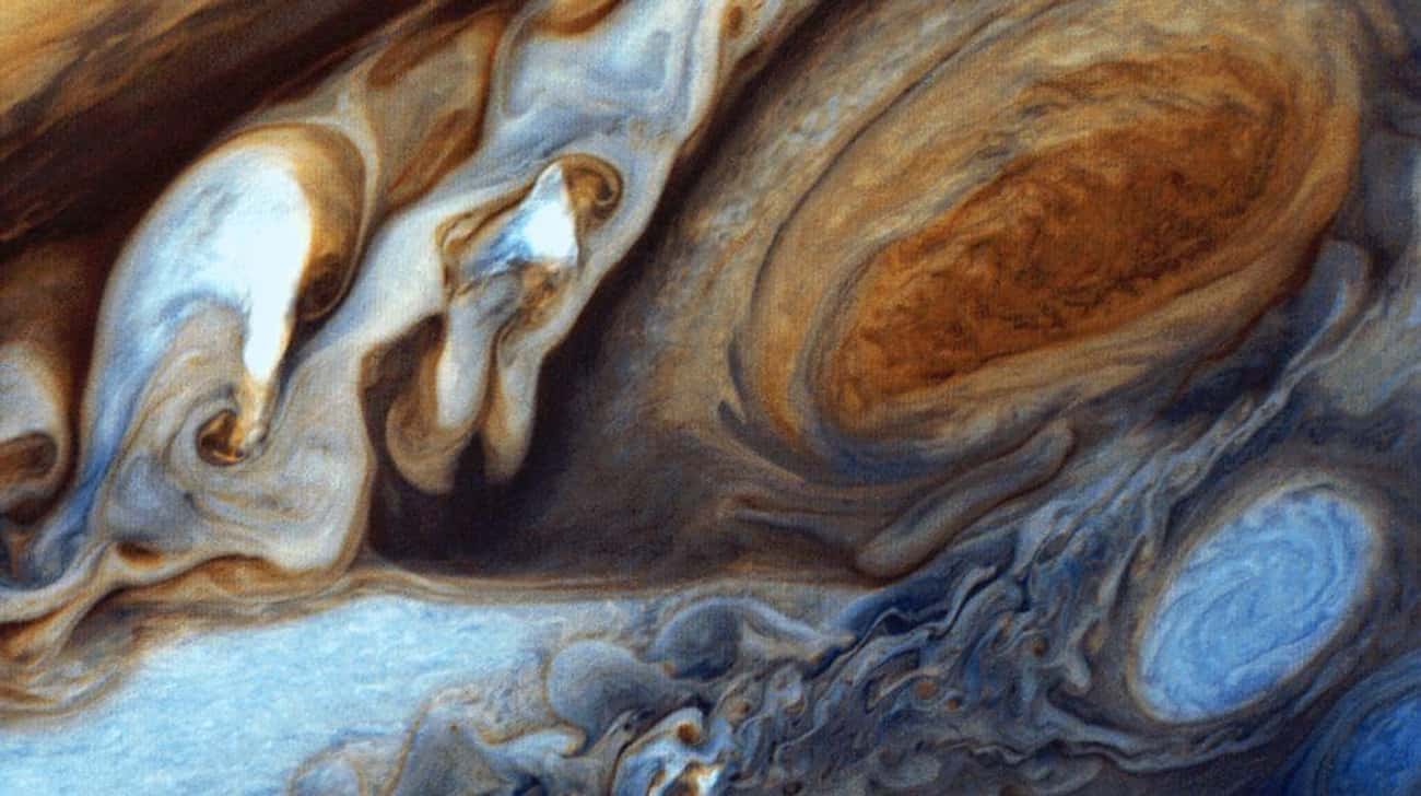 The Great Red Spot&#39;s Wind Speeds Range From 270 To 425 Miles Per Hour