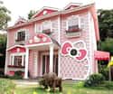 Hello Kitty's Pink Abode on Random Real-Life Houses That Were Inspired By Cartoons