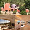 A Modern Stone Age Bedrock House on Random Real-Life Houses That Were Inspired By Cartoons