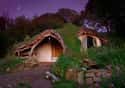 A Hobbit's Underground Dwelling on Random Real-Life Houses That Were Inspired By Cartoons