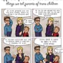 Parents, Take Note on Random Eye-Opening Comics About Being Trans Created by This Artist