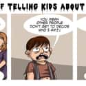 Danger Determined on Random Eye-Opening Comics About Being Trans Created by This Artist