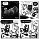 Rosemary's Ultrasound on Random Black Metal Comics That Are Somehow Satanic And Adorable