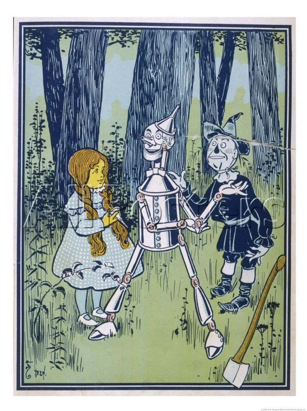 The Tinman Is A Tin Man Because He Hacked Off His Own Body Parts