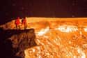 A Team Staged An Expedition To The Bottom Of The Fiery Pit on Random Things about this Pit Has Been On Fire For More Than 40 Years And Just Might Be A Hellmouth
