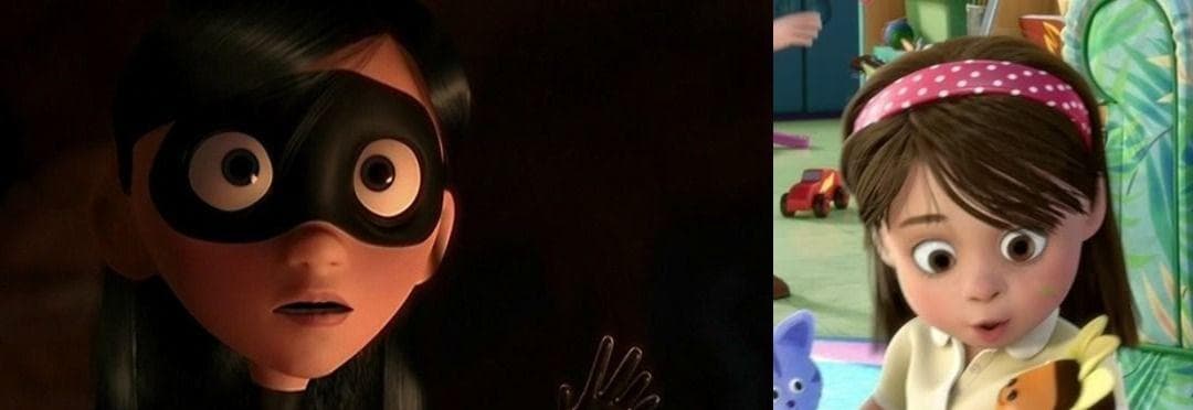 Boo from Monsters, Inc. is also Violet from The Incredibles [Spoilers] :  r/FanTheories