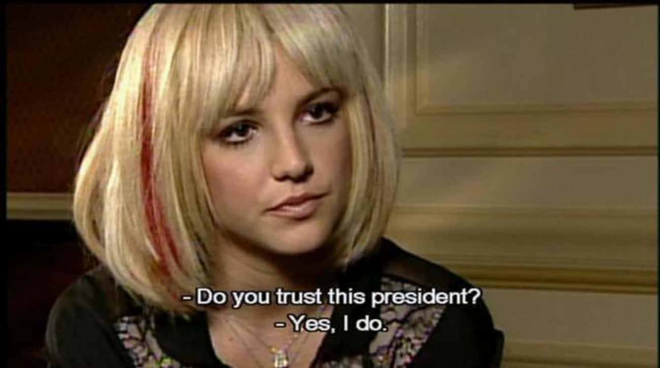 Spears Was Vocal About Trusting Bush