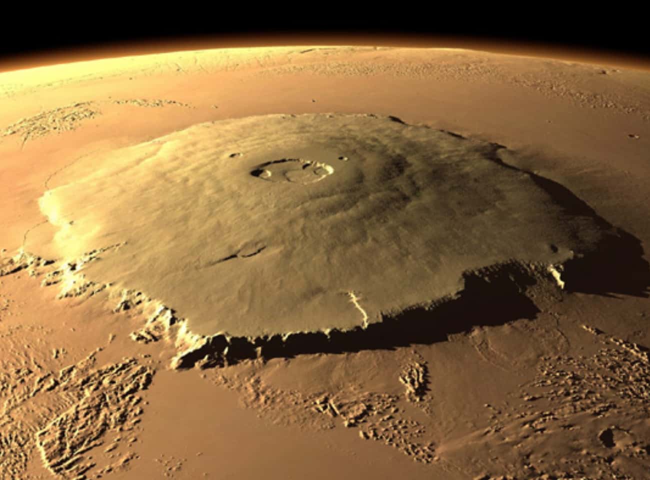 Olympus Mons On Mars