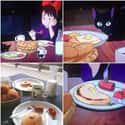 Kiki's Pancakes From Kiki's Delivery Service on Random Instagram Artist Is Creating Mouthwatering IRL Miyazaki Meals