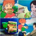 Ponyo's Stacked Sandwich on Random Instagram Artist Is Creating Mouthwatering IRL Miyazaki Meals