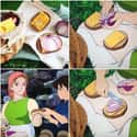 Purple Onion And Cheese Sandwich From Tales from Earthsea on Random Instagram Artist Is Creating Mouthwatering IRL Miyazaki Meals