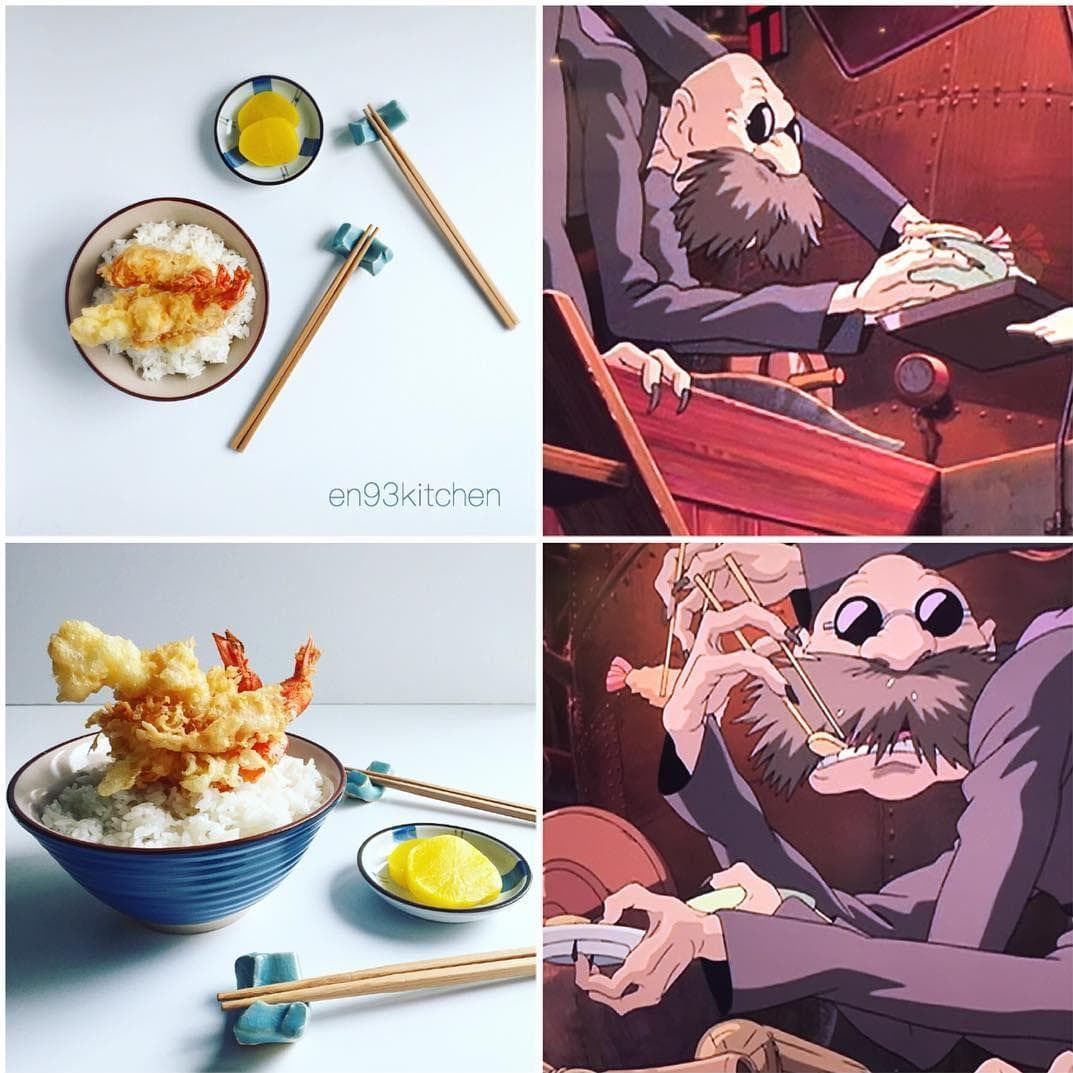 Еда из аниме Хаяо Миядзаки Унесенные призраками