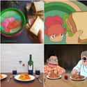 Ponyo's Ham Sandwich And Porco Rosso's Tomato Spaghetti on Random Instagram Artist Is Creating Mouthwatering IRL Miyazaki Meals
