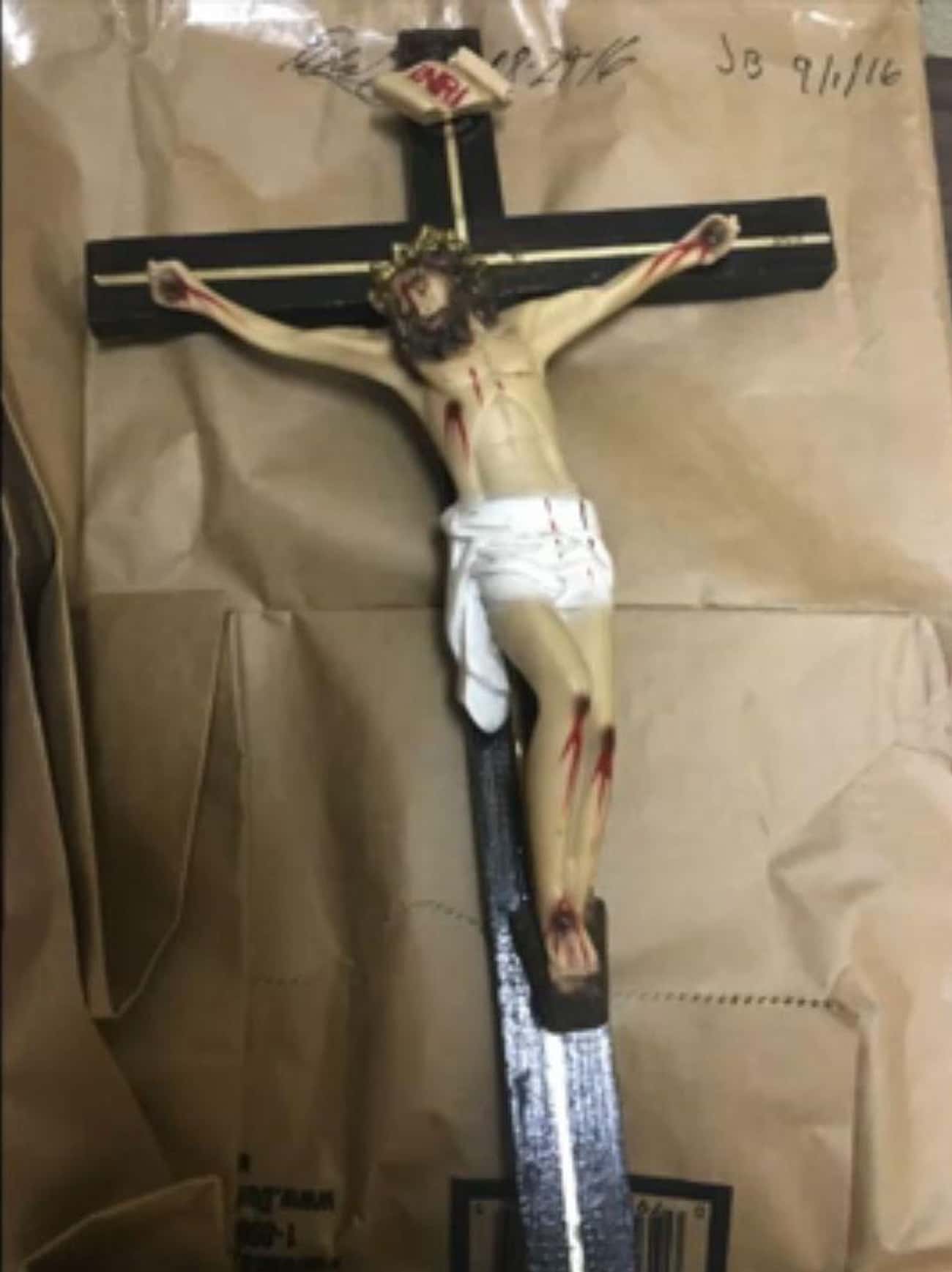 Juanita Posed Her Dead Daughter In The Form Of A Crucifix
