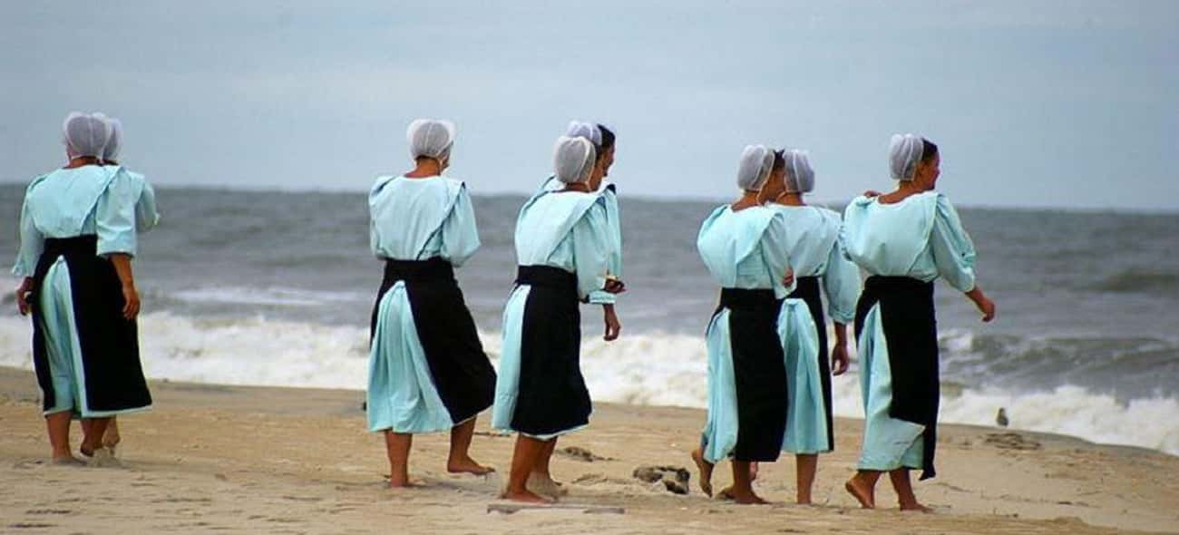 Amish Women Have To Keep Their Hair Up And Are Not Allowed To Cut It