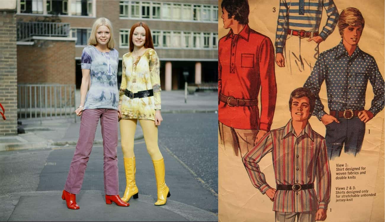 1970s: Bell-Bottoms, Denim, And Midriffs Were A 70s High School Fashion Dream