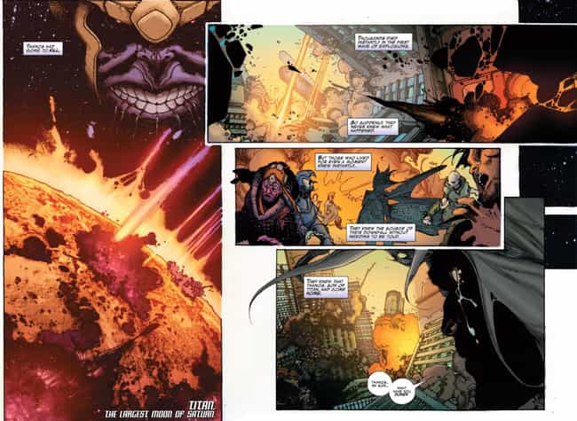 Thanos Brings Hell To Titan