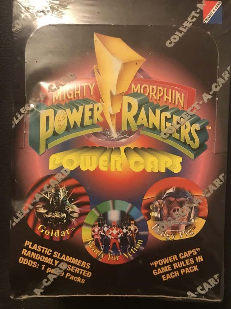 1995 Collect A Card Mighty Morphin Power Rangers Set POGS 